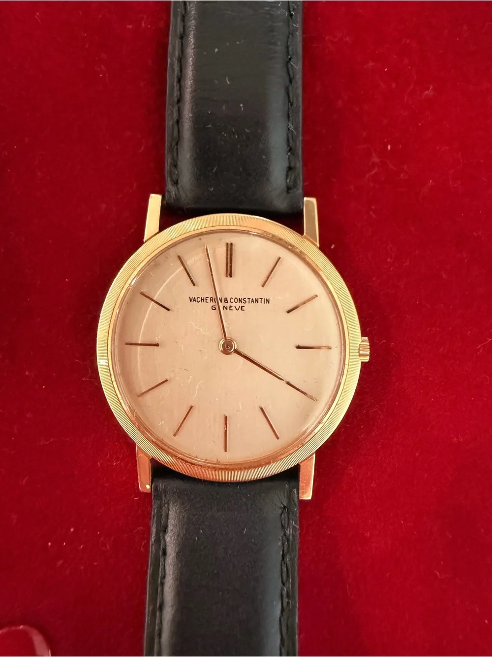 Vacheron Constantin Ultra Slim Watch Ref. 6351 18K Yellow Gold 1960s